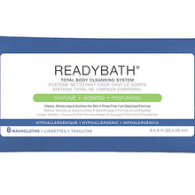 Load image into Gallery viewer, ReadyBath Total Body 8 Pack Cleansing Washcloths