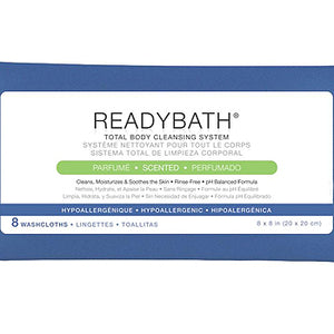 ReadyBath Total Body 8 Pack Cleansing Washcloths