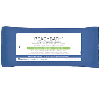 ReadyBath Total Body 8 Pack Cleansing Washcloths